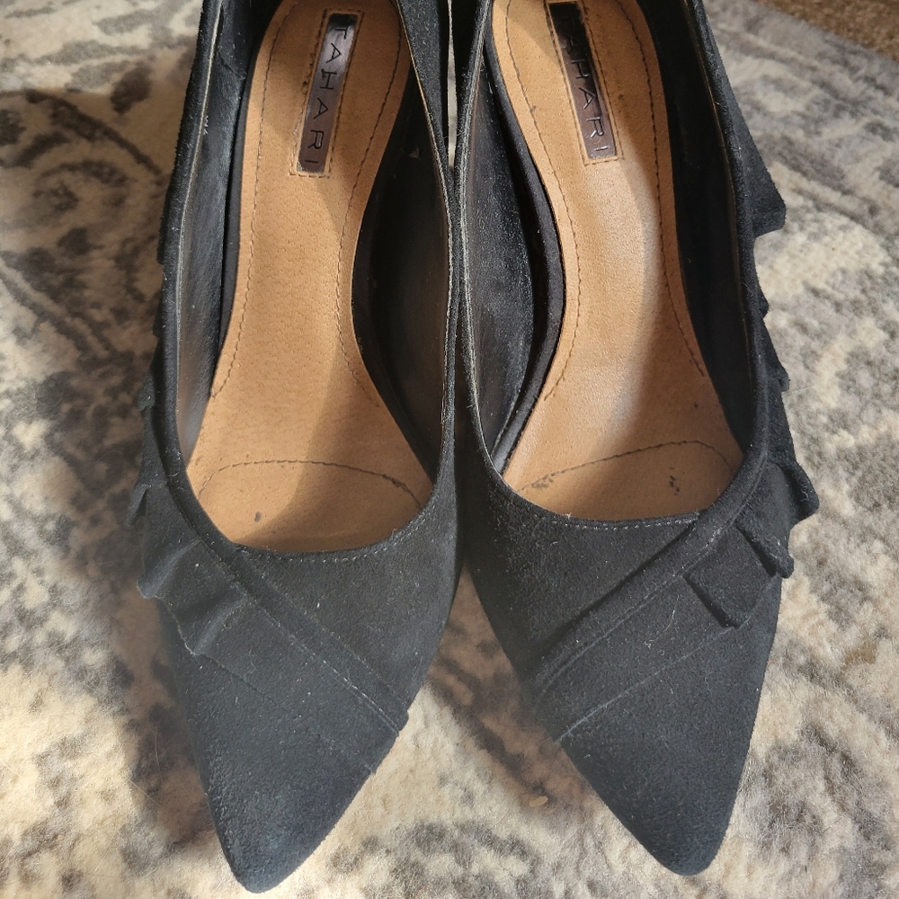 Women's black 3" heal